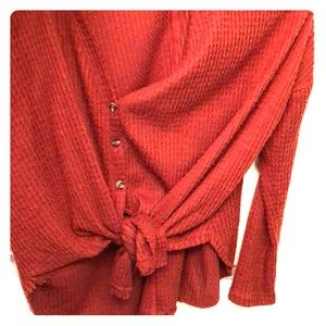 Burgundy (S) Urban Outfitters top